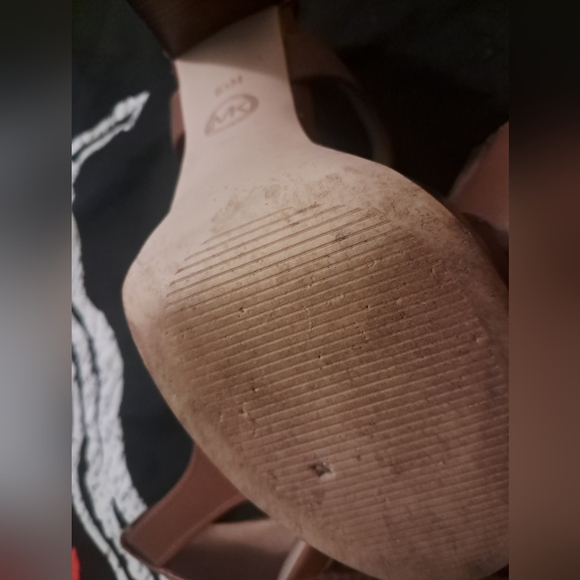 Micheal Kors Brown Front Zip Heels - Picture 8 of 9